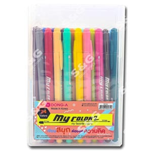 ปากกาสี My Color 2 Dong-A Set 24