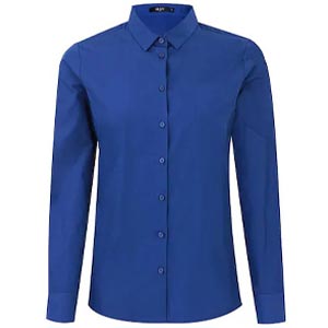 เสื้อเชิ้ต G2000 Blue Color Cotton Poplin Shirt (Slim Fit)