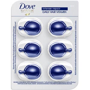 วิตามินบำรุงเส้นผม Dove Nutritive Solutions Intense Repair Daily Hair Vitamin