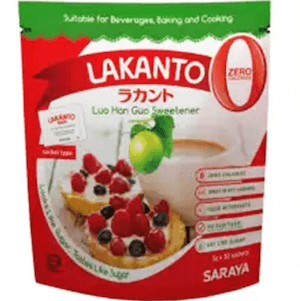 Lakanto น้ำตาลหล่อฮั่งก้วย น้ำตาลคีโต (Keto) แบบ 30 ซอง x 5 กรัม