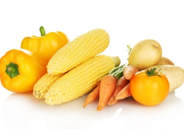 กลุ่มผักสีส้มและเหลือง