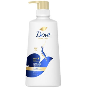 แชมพูฟื้น​บำรุงผมเสีย DOVE Shampoo Intense Repair Dark Blue