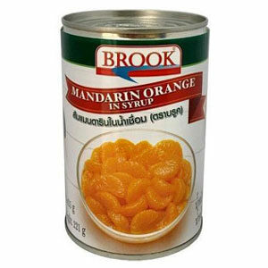 Mandarin Orange in syrup Brook ส้มแมนดารินในน้ำเชื่อม