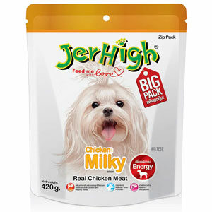 Jerhigh Milky Stick เจอร์ไฮ สติ๊กรสนม ขนมสุนัข