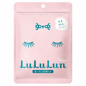 LuLuLun Face Mask Moisturizer Balance 7 Sheets แผ่นมาสก์หน้าสูตรมอยเจอร์ไรเซอร์