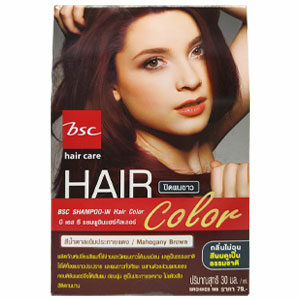 BSC Hair Care Shampoo-In Hair Color ผลิตภัณฑ์เปลี่ยนสีผมเเละปิดผมขาว