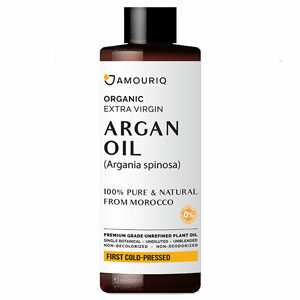 น้ำมันอาร์แกน Amouriq Moroccan Argan Oil Organic Virgin First Cold-Pressed