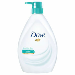 สบู่เหลวบำรุงผิวเนียนนุ่ม Dove Sensitive Skin Body Wash