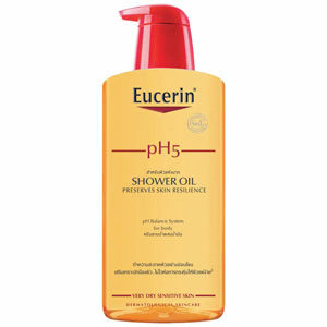 Eucerin pH5 Skin Protection Shower Oil ออยล์อาบน้ำสูตรสำหรับผิวแห้ง