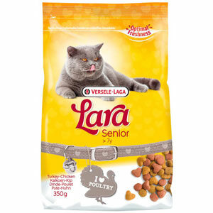 ลาร่า อาหารแมว สูตรแมวแก่ อายุ 7 ปีขึ้นไป Lara Senior Cat Food
