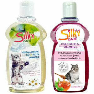 Silky Care แชมพูสูตรอ่อนโยนสำหรับลูกแมว