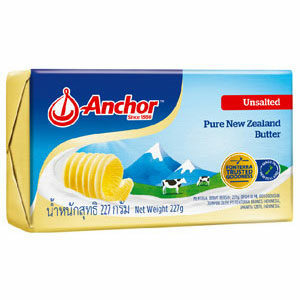 เนยจืดก้อนเนื้อครีมนุ่ม Anchor Pure New Zealand Butter