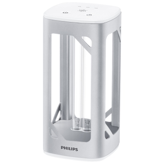 Philips โคมไฟตั้งโต๊ะ แสง UV-C ลดการสะสมของเชื้อไวรัสและเชื้อแบคทีเรีย