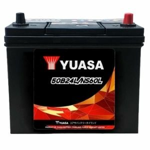 Yuasa Battery แบตเตอรี่รถยนต์ แบบแห้ง 50B24R/L-SMF