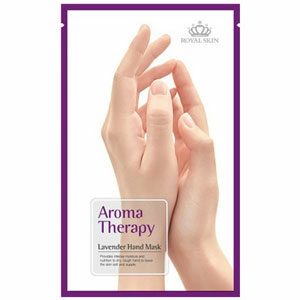 แผ่นมาสก์มือ ROYAL SKIN Aroma Therapy Lavender Hand Mask