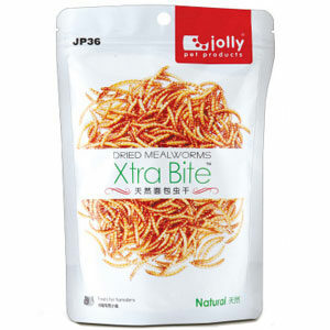 Xtra Bite Dried Mealworms อาหารเม่นแคระ หนอนอบแห้ง