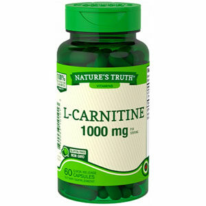 อาหารเสริมแอลคาร์นิทีน Nature’s Truth L-Carnitine 1000 mg/s x 60 เม็ด