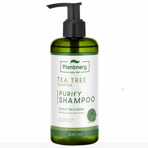 Plantnery Tea Tree Purify Shampoo แชมพูสูตรช่วยลดปัญหาสิวตามไรผม