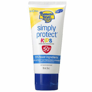 โลชั่นกันแดด Banana Boat Simply Protect Kids Mineral-Based Sunscreen Lotion