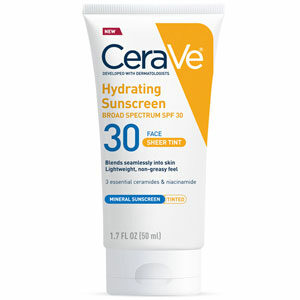 ครีมกันแดดสำหรับคนท้อง CeraVe Tinted Sunscreen With SPF 30