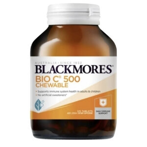Blackmores Bio C® 500 Chewable แบลคมอร์ส วิตามินซี แบบเคี้ยว