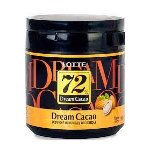 Lotte Dream Cacao 72% ดาร์กช็อกโกแลตแท้เข้มข้นอัดเม็ด