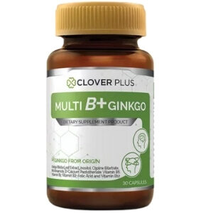 Clover Plus Multi B+ Ginkgo มัลติบี พลัส จิงโกะ มีสารสกัดจากใบแปะก๊วย