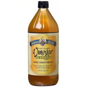 น้ำส้มสายชูแอปเปิ้ล SOLANA GOLD Apple Cider Vinegar