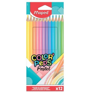 Maped สีไม้ สีไม้พาสเทล รุ่น Color'Peps Pastel