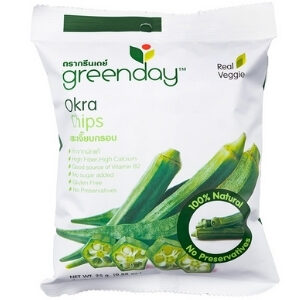 Greenday Okra Chips กระเจี๊ยบกรอบ