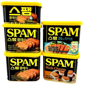 แฮมกระป๋องเกาหลี SPAM (스팸) ยี่ห้อ K-Market