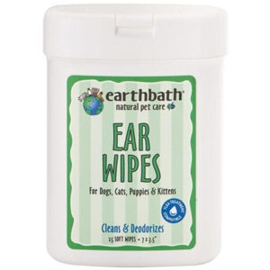 Earthbath Ear Wipes เอิร์ธบาธ แผ่นเช็ดหู
