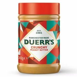 Duerr's Crunchy Peanut Butter  ดูเออร์ส เนยถั่วลิสงชนิดกรุบกรอบ
