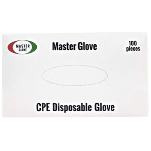 Master Glove ถุงมือพลาสติก CPE เนื้อเหนียว ผิวไม่ลื่น