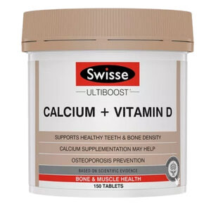 SWISSE Ultiboost Calcium + Vitamin D อาหารเสริมแคลเซียม+วิตามินดี
