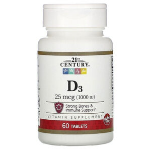 21st Century Vitamin D3 วิตามินดี
