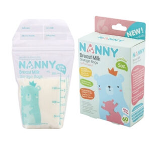 NANNY ถุงเก็บน้ำนมแม่ ขนาด 4 และ 5ออนซ์