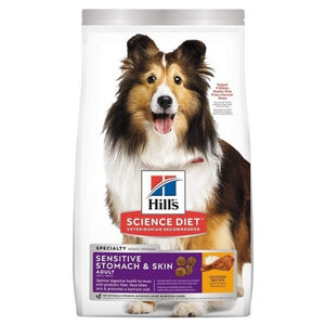 Hill's Science Diet Sensitive Stomach & Skin อาหารสุนัขแพ้ง่าย สูตรทางเดินอาหารบอบบางและบำรุงขน