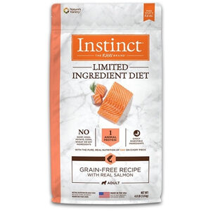 Instinct Limited Ingredient Diet - Grain Free Recipe with real salmon สูตรสำหรับสุนัขที่มีปัญหาภูมิแพ้