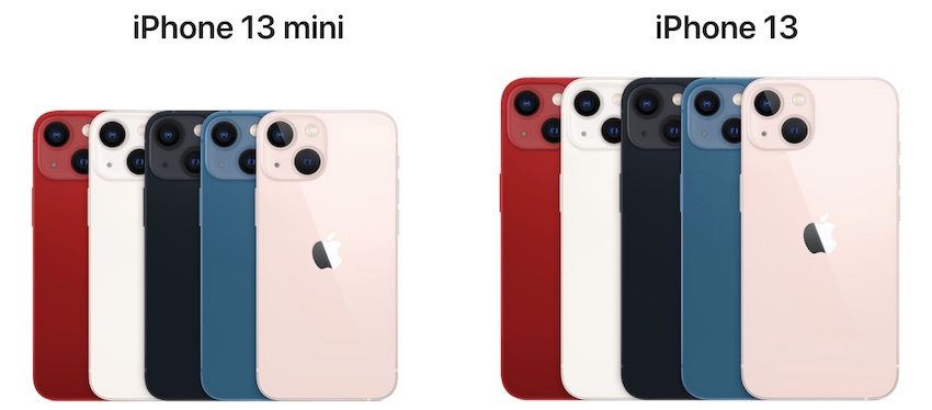 iPhone 13 mini และ iPhone 13