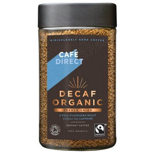 Cafedirect Decaf Organic Instant Coffee กาแฟสำเร็จรูป ดีแคฟ สูตรออร์แกนิค ตรา คาเฟ่ไดเร็ก