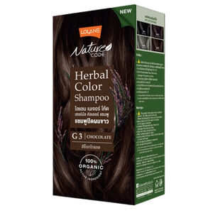 Lolane Nature Code Herbal Color Shampoo แชมพูเปลี่ยนสีผม ออร์แกนิค
