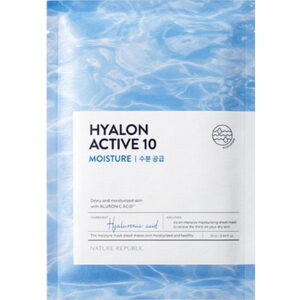 Nature Republic Hyalon Active 10 Mask Sheet แผ่นมาส์กหน้าไฮยาลูโรนิก