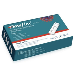 Flowflex ชุดตรวจโควิด 2 in 1 ใช้ได้ทั้งน้ำลายและจมูก : SARS-CoV-2 Antigen Rapid Test (Nasal/Saliva)