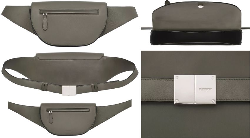 Small Tri-tone Leather Olympia Bum Bag