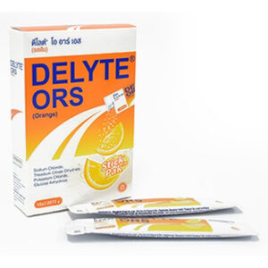 เกลือแร่ Delyte ORS รสส้ม ท้องเสีย เกลือแร่สำหรับท้องเสีย