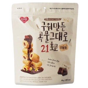 Kemy Chocolate Grain Crispy Roll  ธัญพืชอบกรอบ เวเฟอร์เกาหลี สอดไส้ช็อกโกแลต