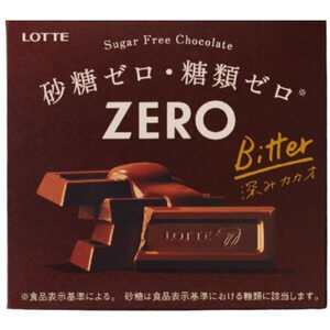 LOTTE ZERO ช็อกโกแลตไม่มีน้ำตาล รส Bitter จากญี่ปุ่น