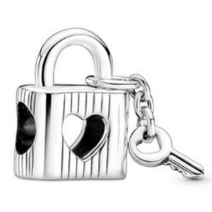 PANDORA ชาร์ม Love padlock and key