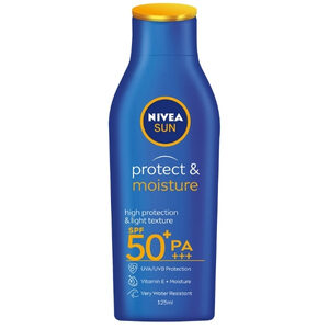 NIVEA Sun Protect And Moisture Body SPF50+ Pa+++ (นีเวีย ซัน โพรเท็คแอนด์มอยซ์เจอร์ บอดี้ โลชั่น เอสพีเอฟ50+ พีเอ+++ )